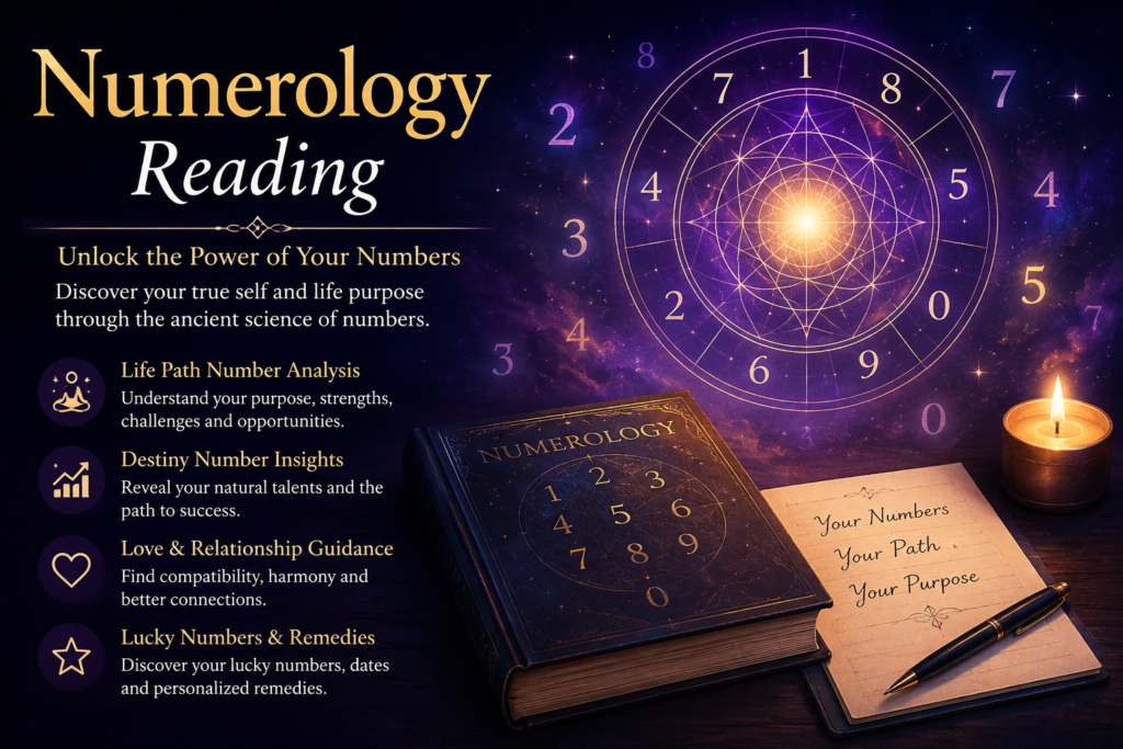 Numerology Reading with personalized life path and destiny number analysis