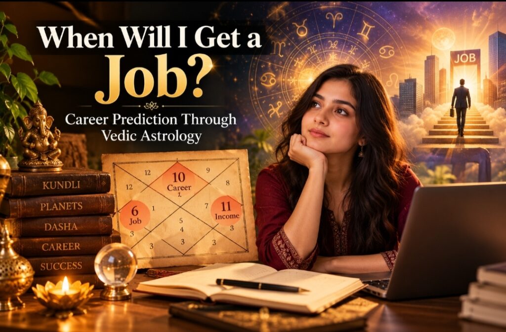 When Will I Get a Job? Career Prediction Through Vedic Astrology When will I get a job astrology career prediction