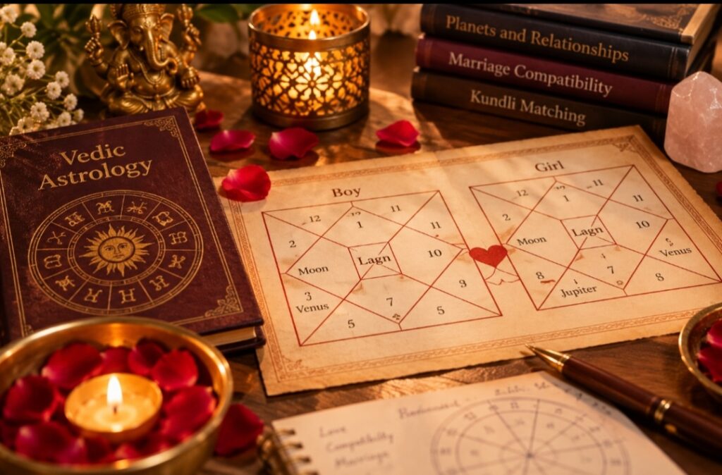 Vedic astrology birth charts for love compatibility